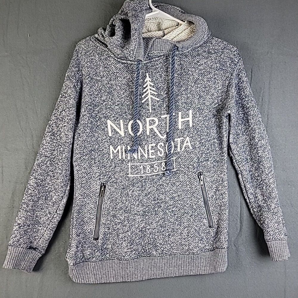 Tech Styles Women's Gray Knit‎ Sweatshirt Size Small North Minnesota 1958